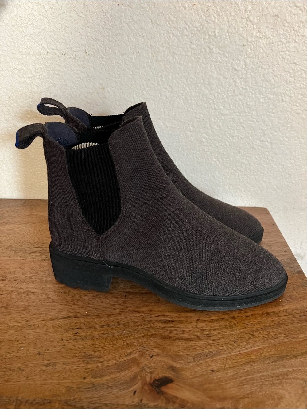 Rothy’s The Lug Boot Merino Wool Ankle Boots Size 6.5
